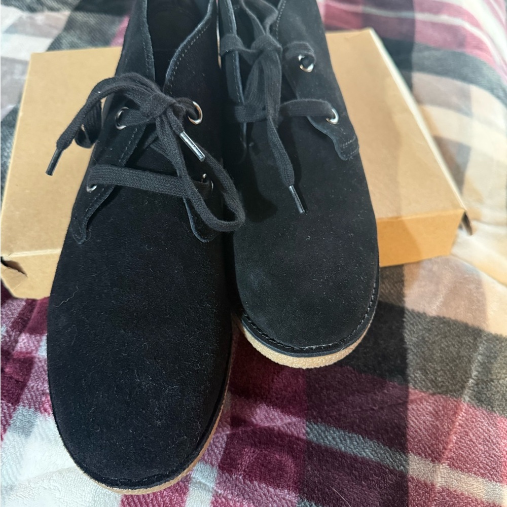 Lucky Brand Black Ankle Boots